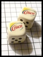 Dice : Dice - My Designs - Food Crisco Pair - Sept 2012